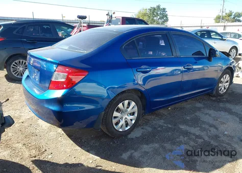 2012 Honda Civic Lx from USA, damaged, VIN 2HGFB2F52CH513058